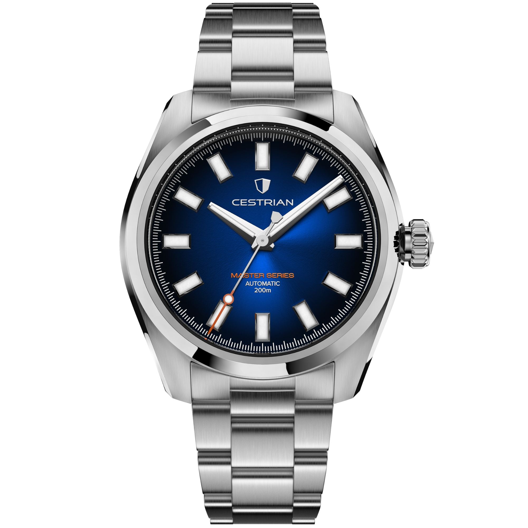 Cestrian Master Series V3 Blue Dial Steel Bracelet Automatic Men's Watch