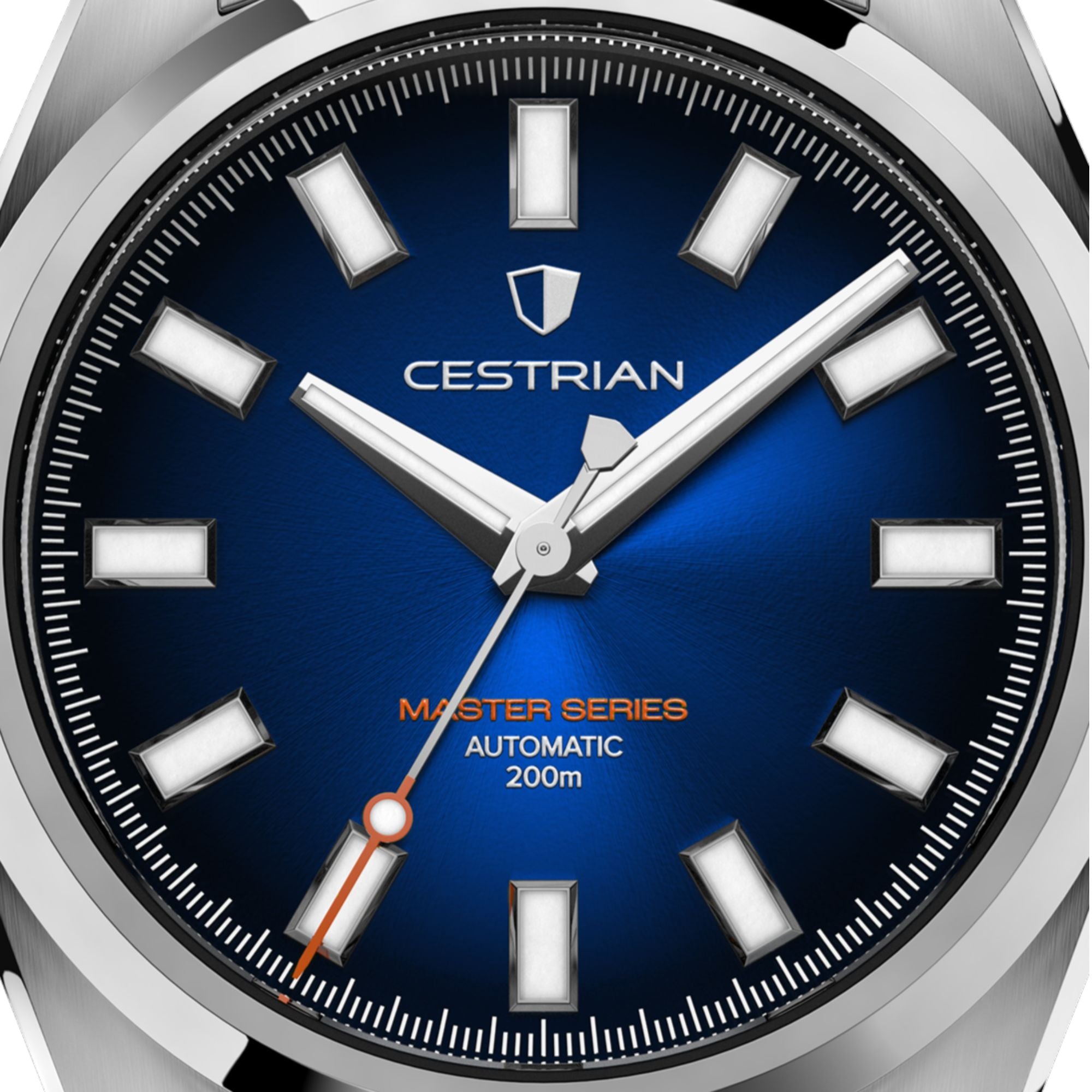 Cestrian Master Series V3 Blue Dial Steel Bracelet Automatic Men's Watch