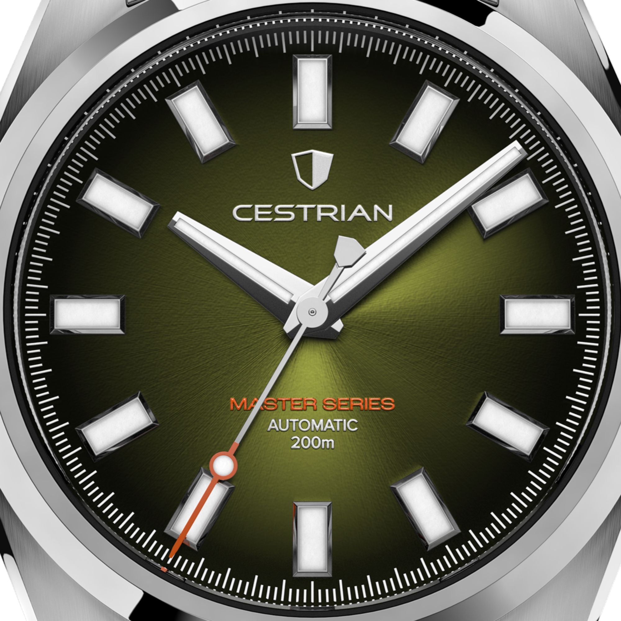 Cestrian Master Series V3 Green Dial Steel Bracelet Automatic Men's Watch