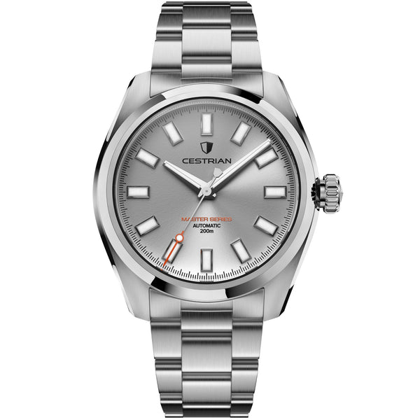 Cestrian Master Series V3 Silver Dial Steel Bracelet Automatic Men's Watch