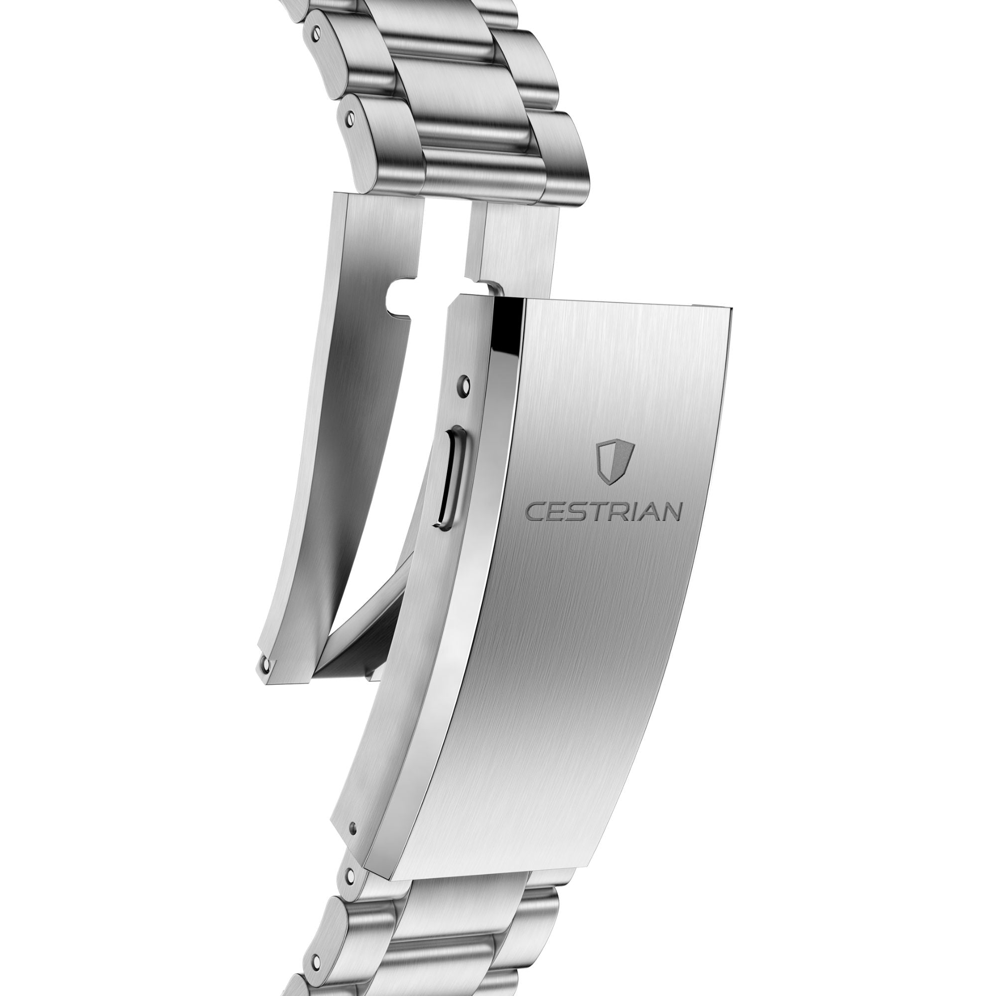 Cestrian Ocean Series Green Fumé Dial Steel Bracelet Automatic GMT Men's Watch